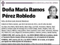 PEREZ ROBLEDO,MARIA RAMOS