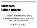 BILBAO URIARTE,MATXALEN