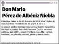 PEREZ DE ALBENIZ NIEBLA,MARIO