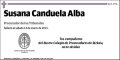 CANDUELA ALBA,SUSANA