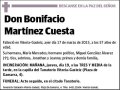 MARTINEZ CUESTA,BONIFACIO