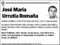 URRUTIA ROMAÑA,JOSE MARIA