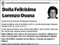 LORENZO OSUNA,FELICISIMA