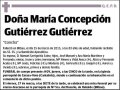 GUTIERREZ GUTIERREZ,MARIA CONCEPCION