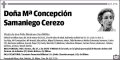 SAMANIEGO CEREZO,Mª CONCEPCION