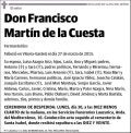 MARTIN DE LA CUESTA,FRANCISCO