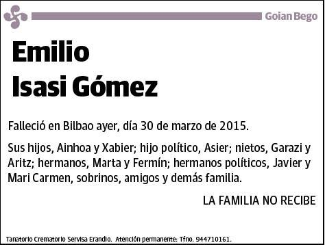 ISASI GOMEZ,EMILIO
