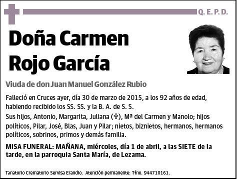 ROJO GARCIA,CARMEN