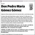 GOMEZ GOMEZ,PEDRO MARIA