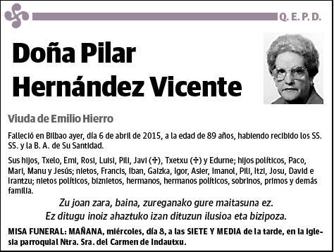HERNANDEZ VICENTE,PILAR
