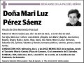 PEREZ SAENZ,MARI LUZ