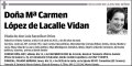 LOPEZ DE LACALLE VIDAN,Mª CARMEN