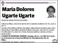 UGARTE UGARTE,MARIA DOLORES