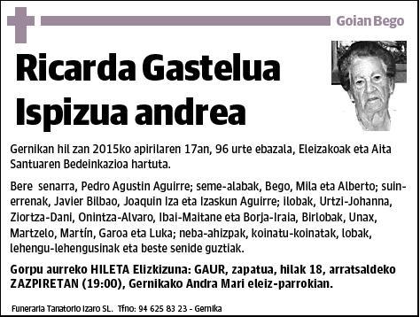 GASTELUA ISPIZUA,RICARDA