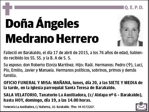 MEDRANO HERRERO,ANGELES