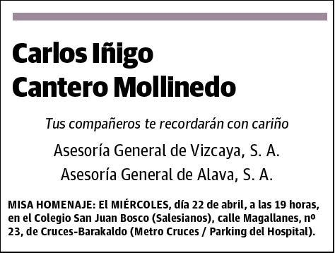 CANTERO MOLLINEDO,CARLOS IÑIGO