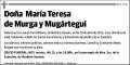 DE MURGA Y MUGARTEGUI,MARIA TERESA
