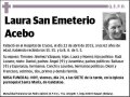 SAN EMETERIO ACEBO,LAURA