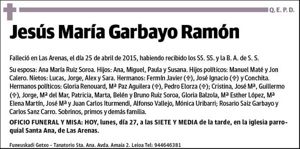 GARBAYO RAMON,JESUS MARIA