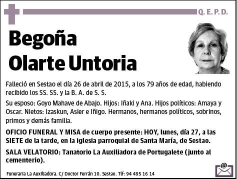 OLARTE UNTORIA,BEGOÑA