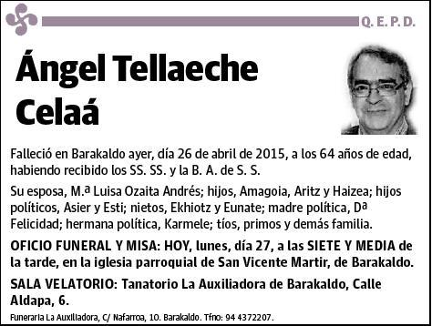 TELLAECHE CELAA,ANGEL