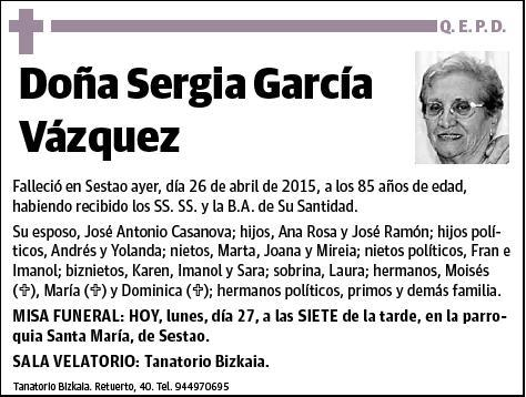 GARCIA VAZQUEZ,SERGIA