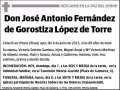 FERNANDEZ DE GOROSTIZA LOPEZ DE TORRE,JOSE ANTONIO