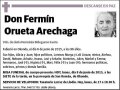 ORUETA ARECHAGA,FERMIN