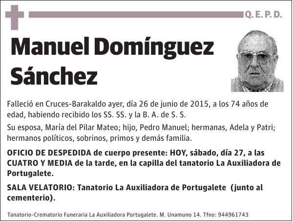 Manuel Domínguez Sánchez