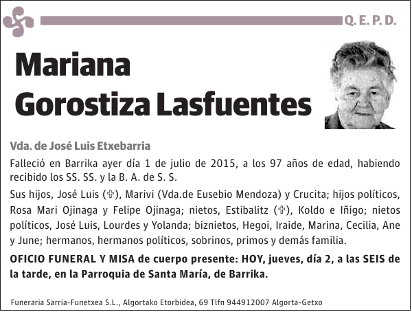 Mariana Gorostiza Lasfuentes
