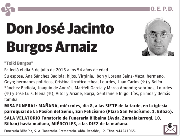José Jacinto Burgos Arnaiz