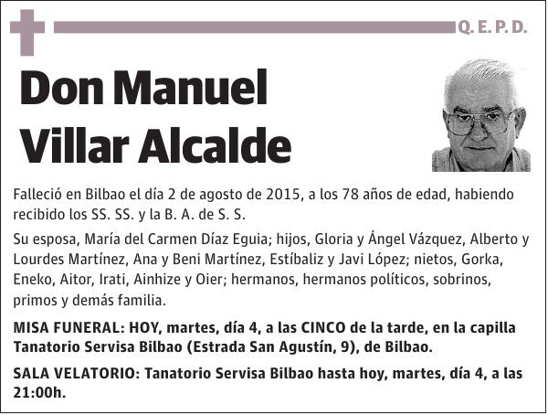 Manuel Villar Alcalde