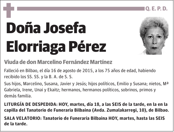 Josefa Elorriaga Pérez