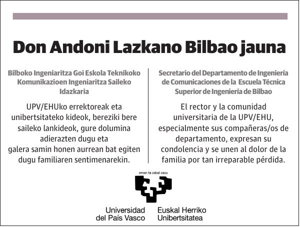 Andoni Lazkano Bilbao