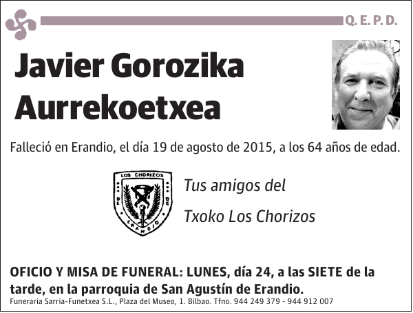 Javier Gorozika Aurrekoetxea