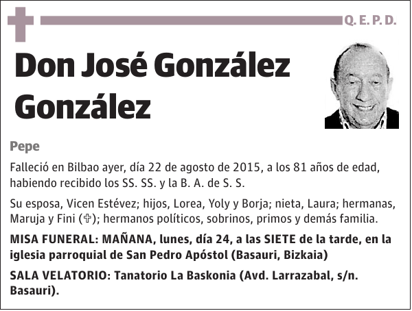 José González González Pepe