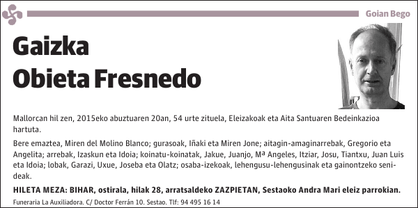 Gaizka Obieta Fresnedo