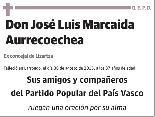 José Luis Marcaida Aurrecoechea