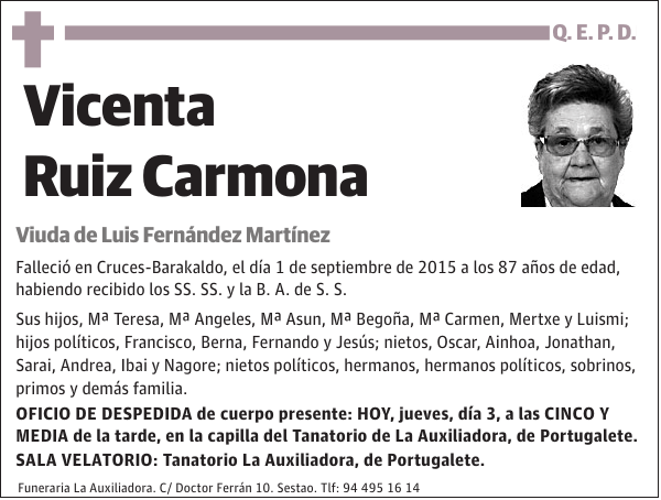 Vicenta Ruiz Carmona