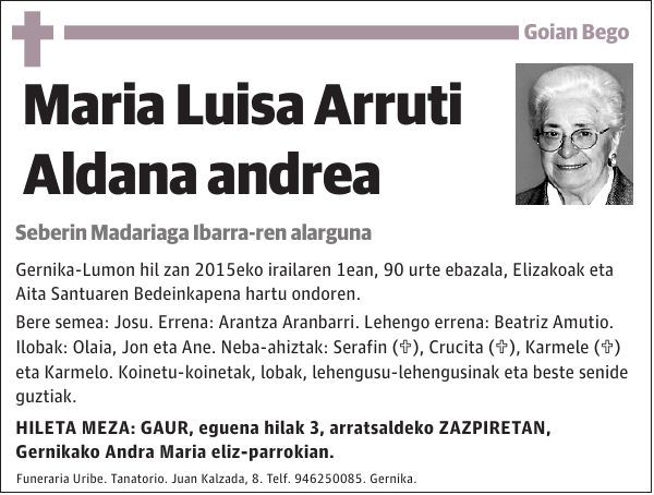 Maria Luisa Arruti Aldana