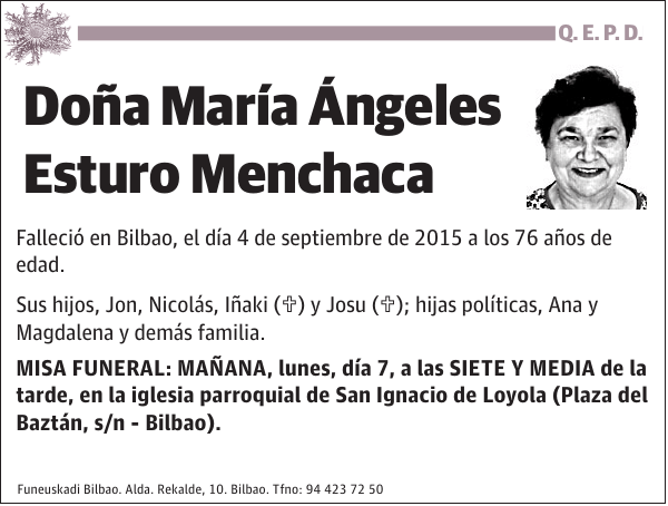 María Ángeles Esturo Menchaca