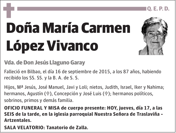 María Carmen López Vivanco