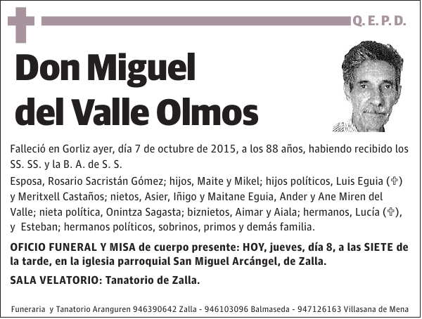 Miguel del Valle Olmos