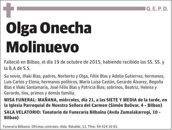 Olga Onecha Molinuevo