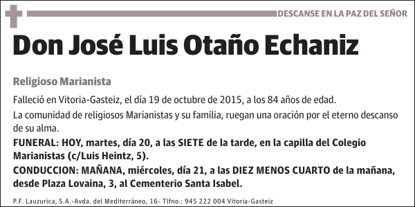 José Luis Otaño Echaniz
