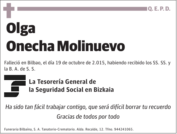Olga Onecha Molinuevo