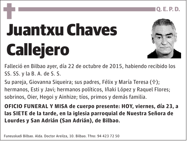 Juantxu Chaves Callejero