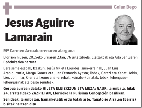 Jesus Aguirre Lamarain