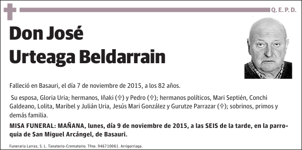 José Urteaga Beldarrain