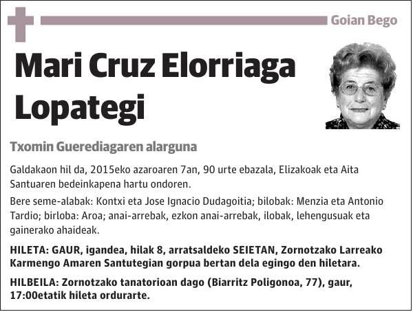 Mari Cruz Elorriaga Lopategi